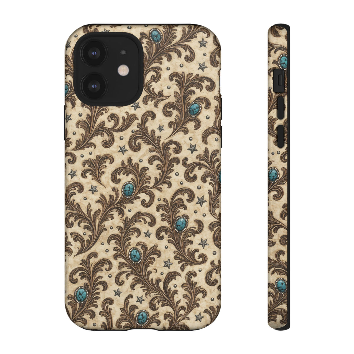 Turquoise Plume Tough Case