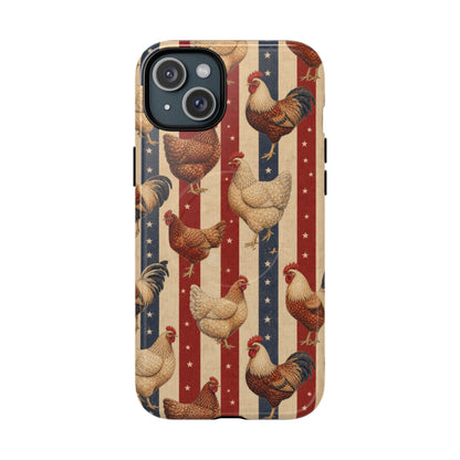 Chickens and Stripes Magnetic Case