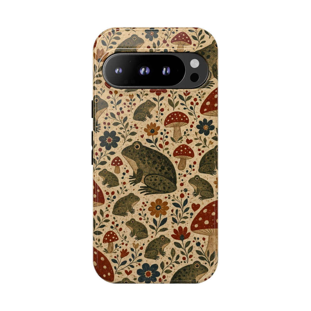 Folk Frog Toadstool Tough Case