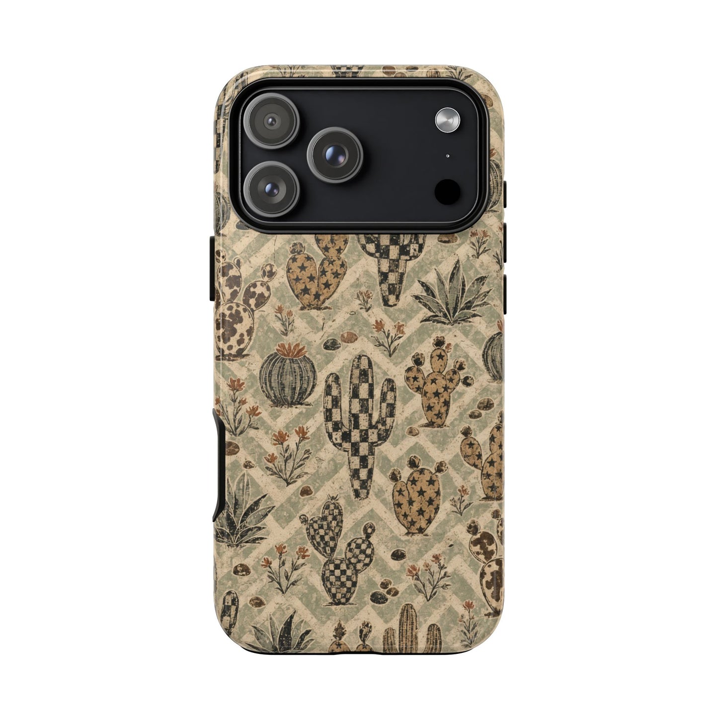 Checkered Cactus Tough Case