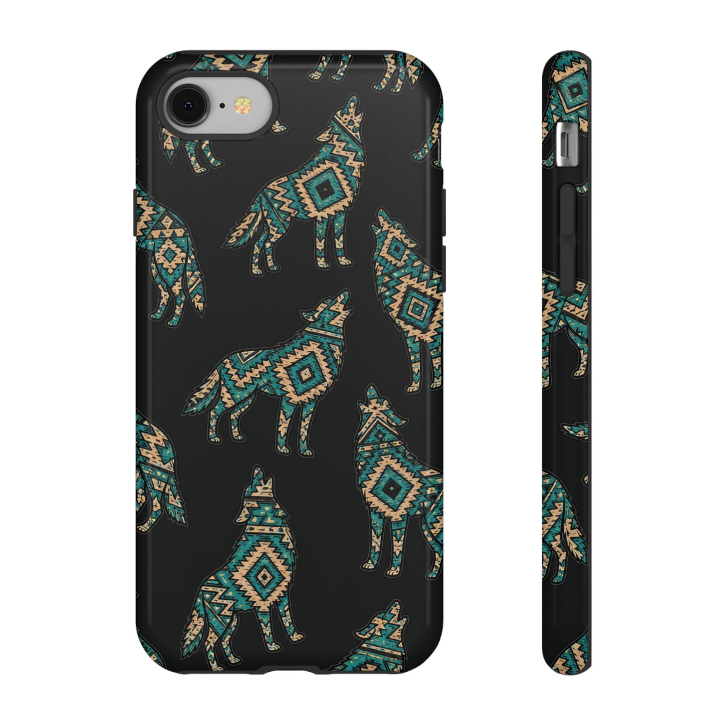Turquoise Wolf Tough Case
