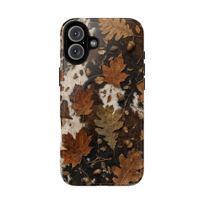 Cowhide Oak Magnetic Case