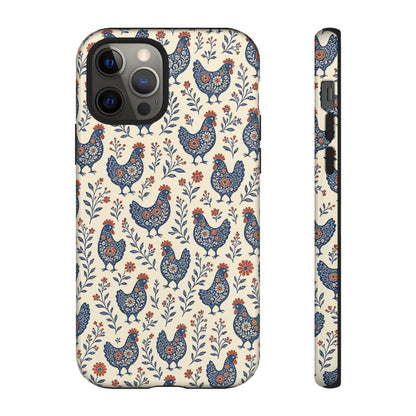 Folk Hens Tough Case