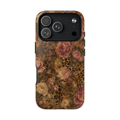 Leopard Floral Magnetic Case