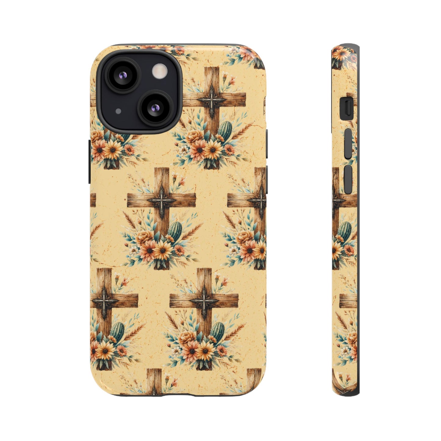 Floral Crosses Tough Case