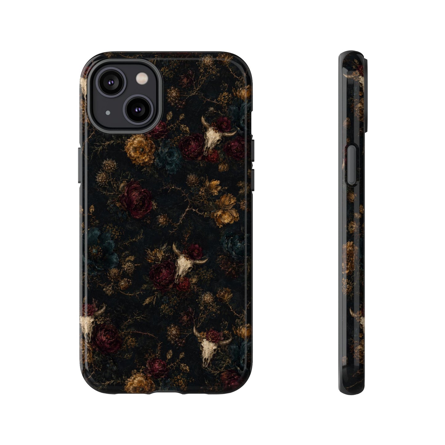 Bull Skull Bloom Tough Case