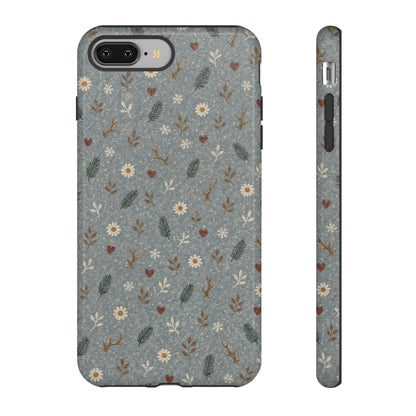 Antler Daisies Snow Tough Case
