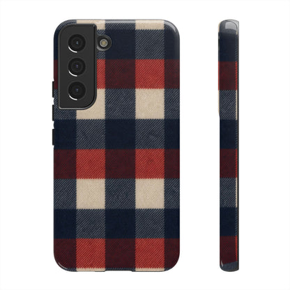 Patriotic Plaid Tough Case