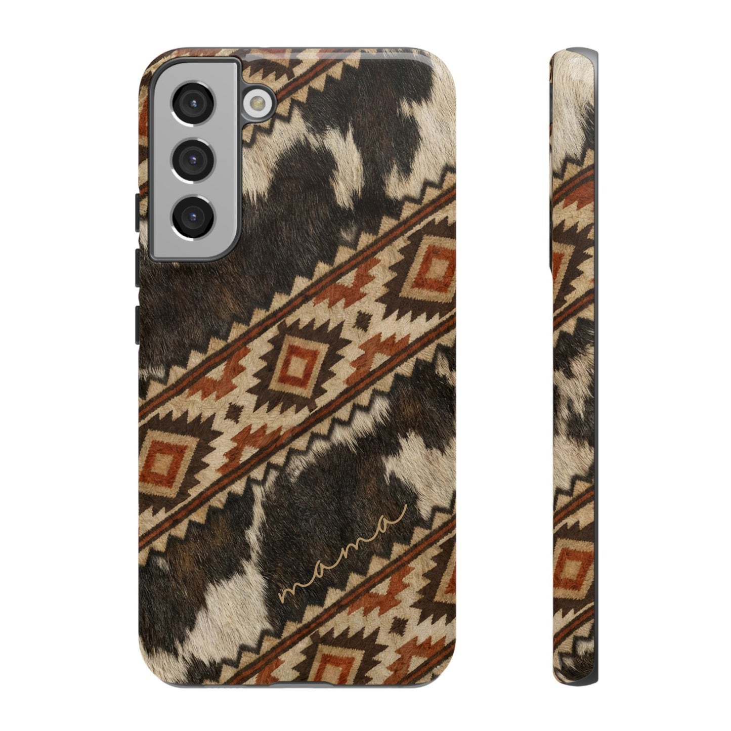 Cowhide Aztec Mama Tough Case
