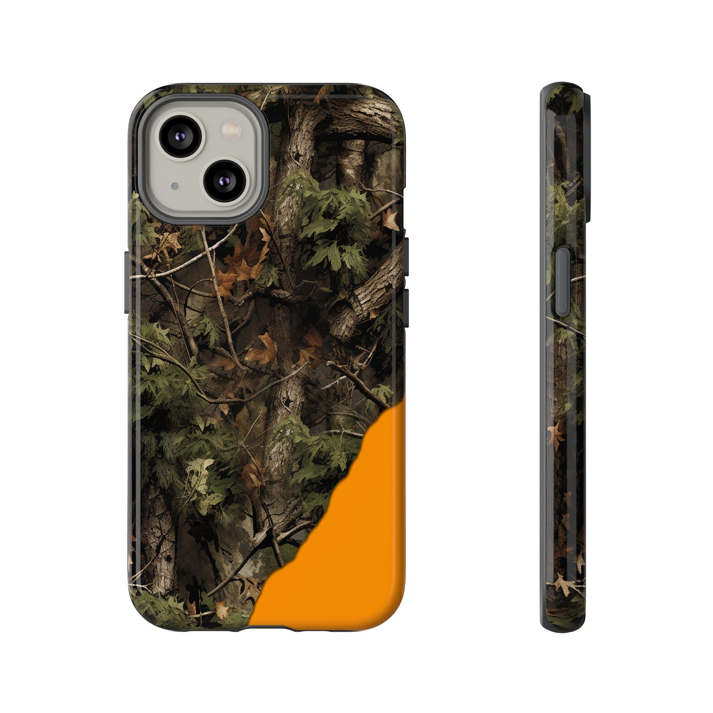 Torn Camo Orange Tough Case