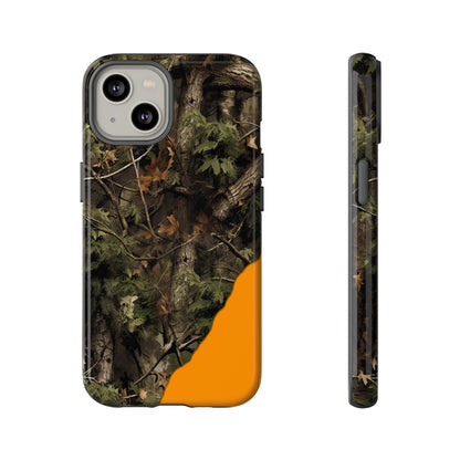 Torn Camo Orange Tough Case