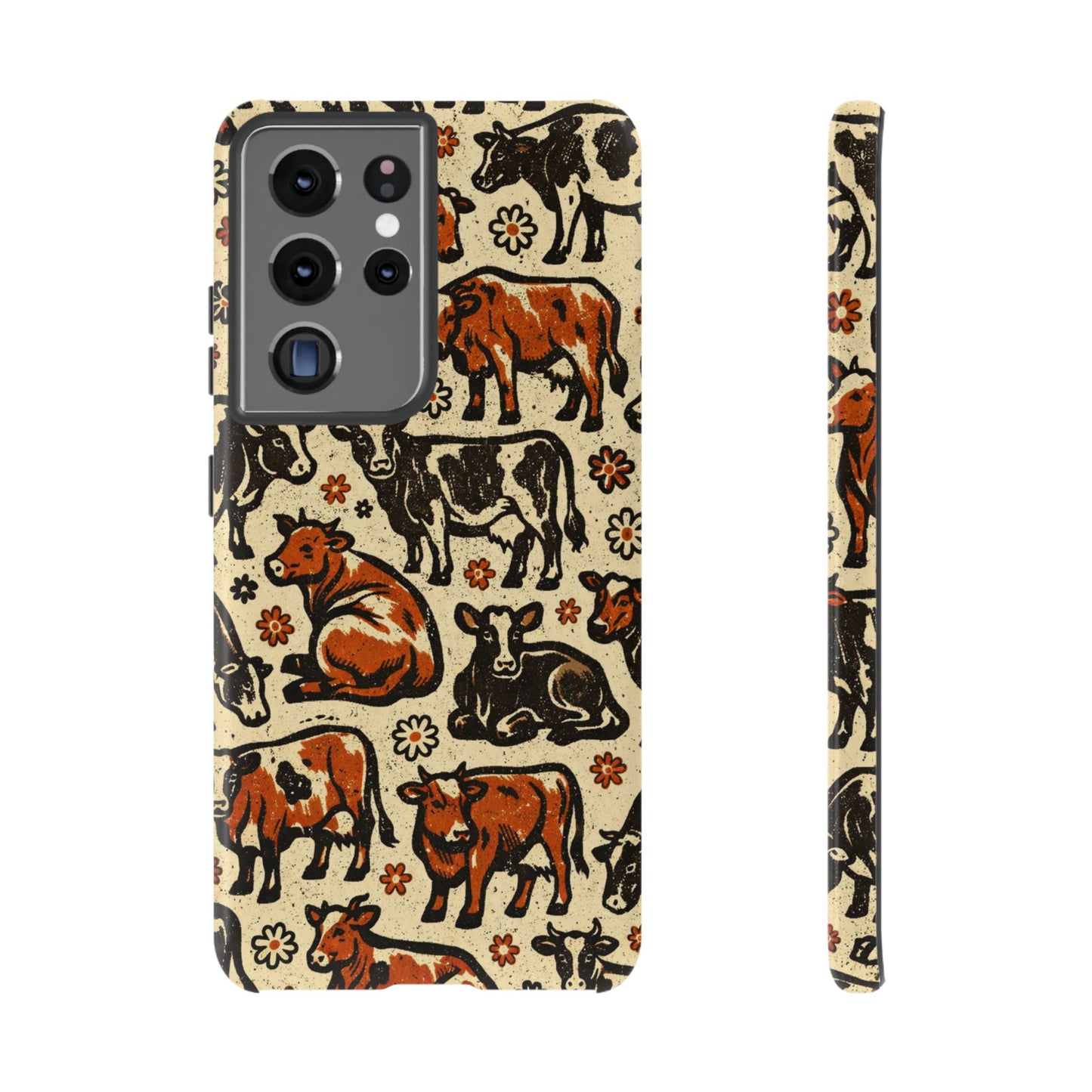 Retro Cows Tough Case