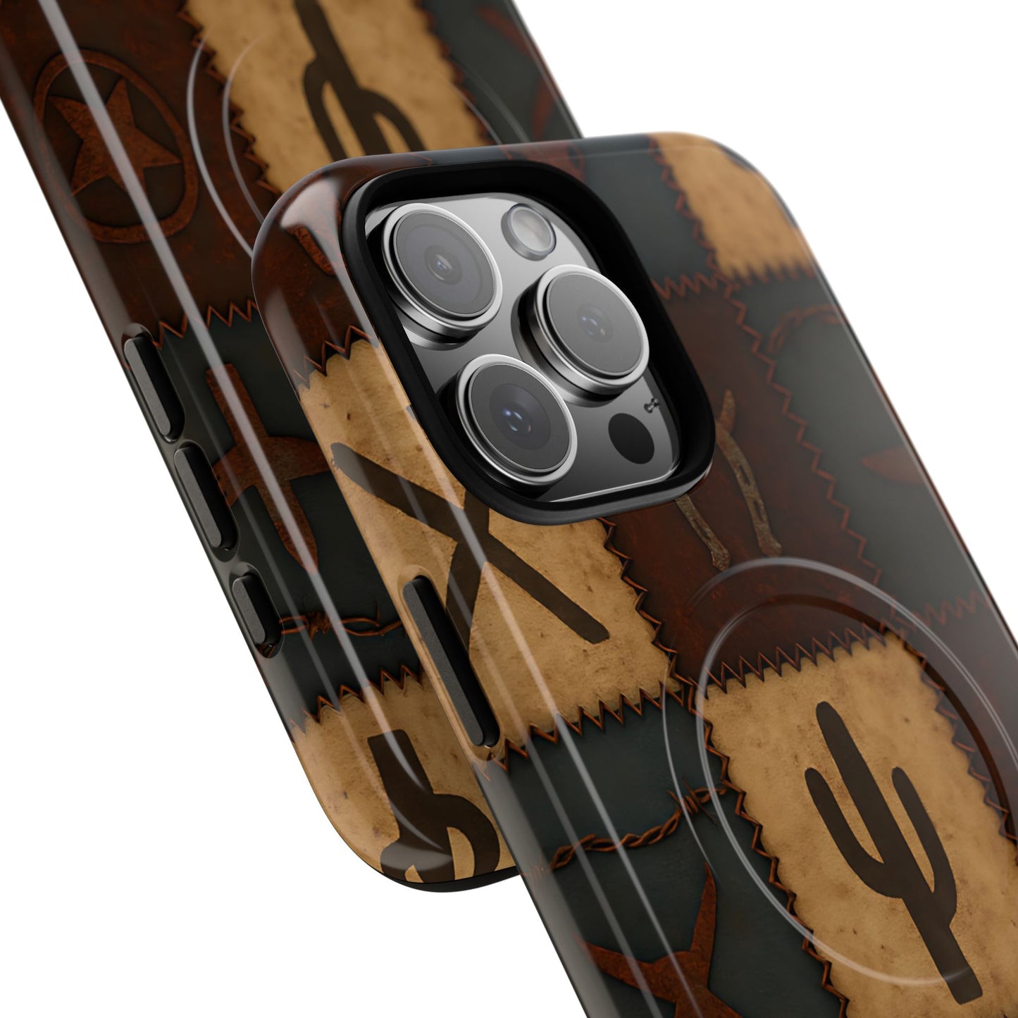 Western Icon Quilt Magnetic Case