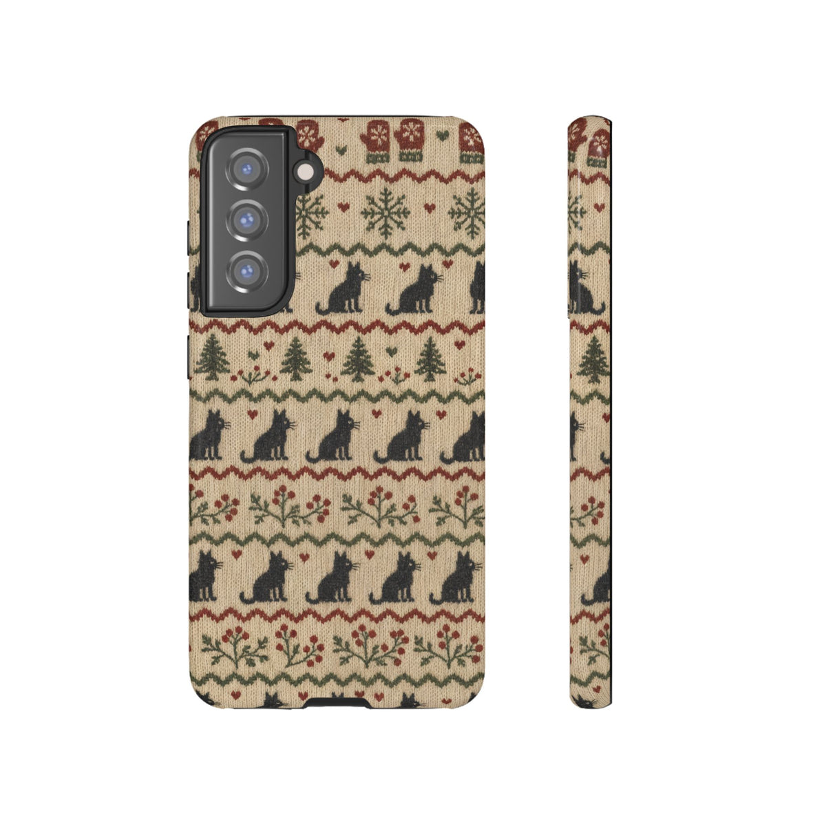 Black Cat Sweater Tough Case