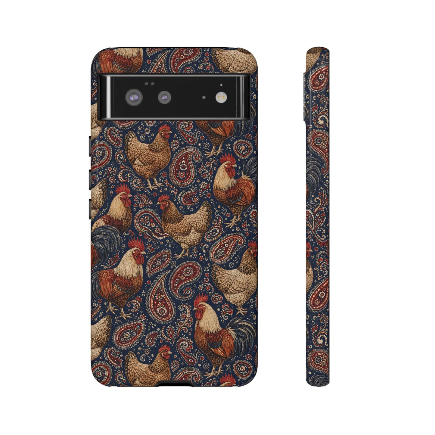 Patriotic Paisley Chickens Tough Case