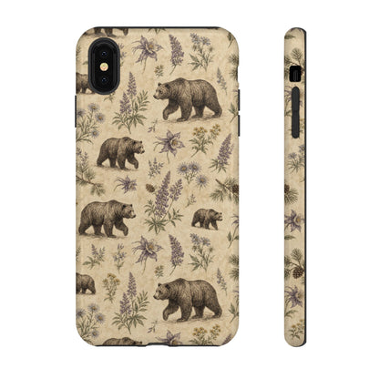 Floral Bear Tough Case