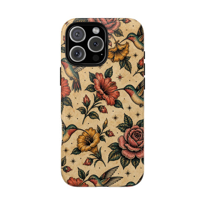 Hummingbird Rose Tough Case