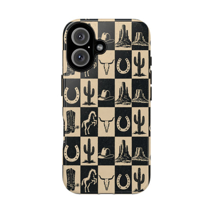 Western Checkerboard Tough Case