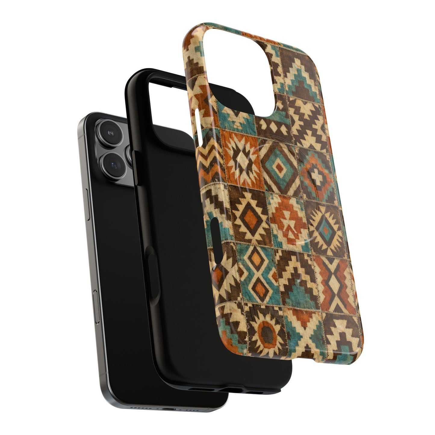 Aztec Patchwork Magnetic Case