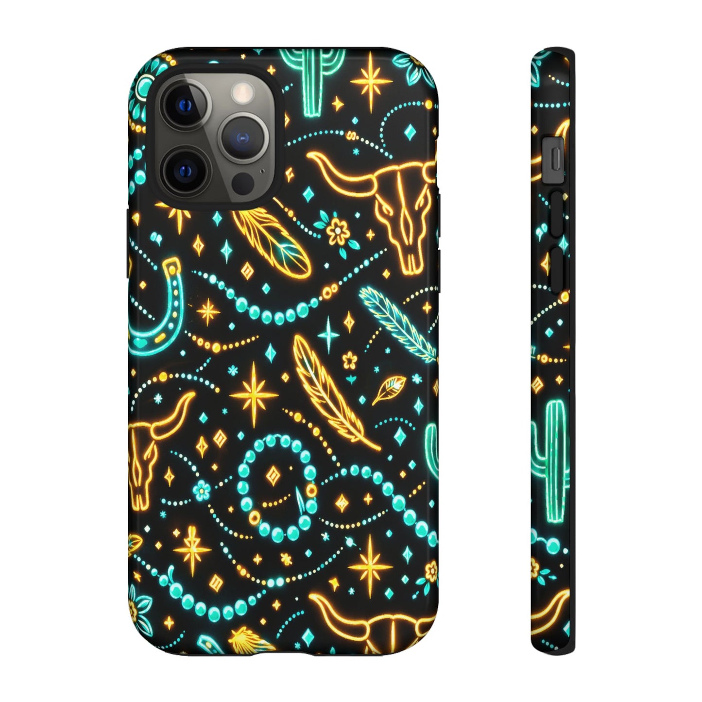 Neon Turquoise Tough Case