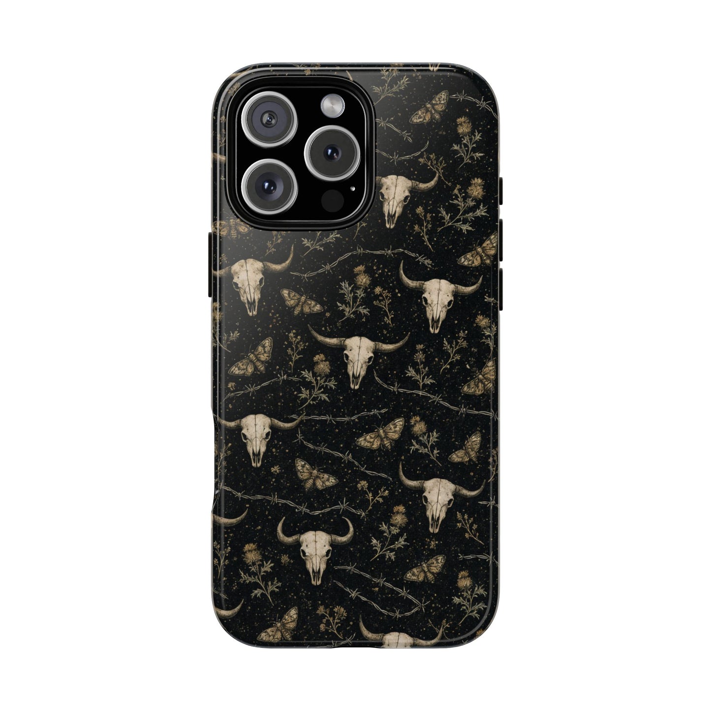 Bull Skull Barbwire Tough Case