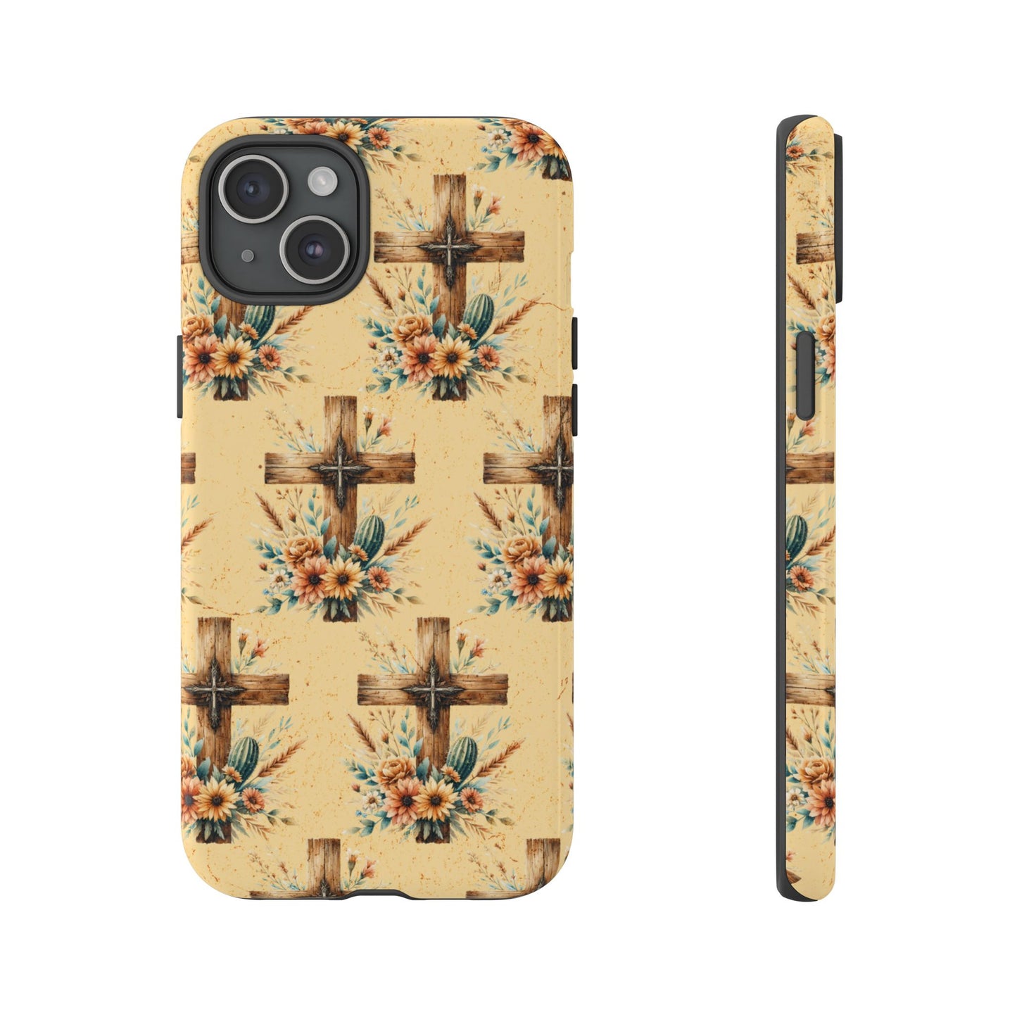 Floral Crosses Tough Case