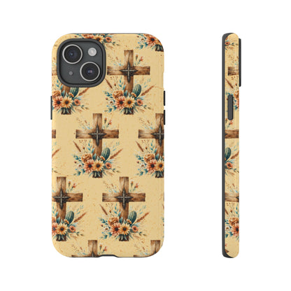 Floral Crosses Tough Case
