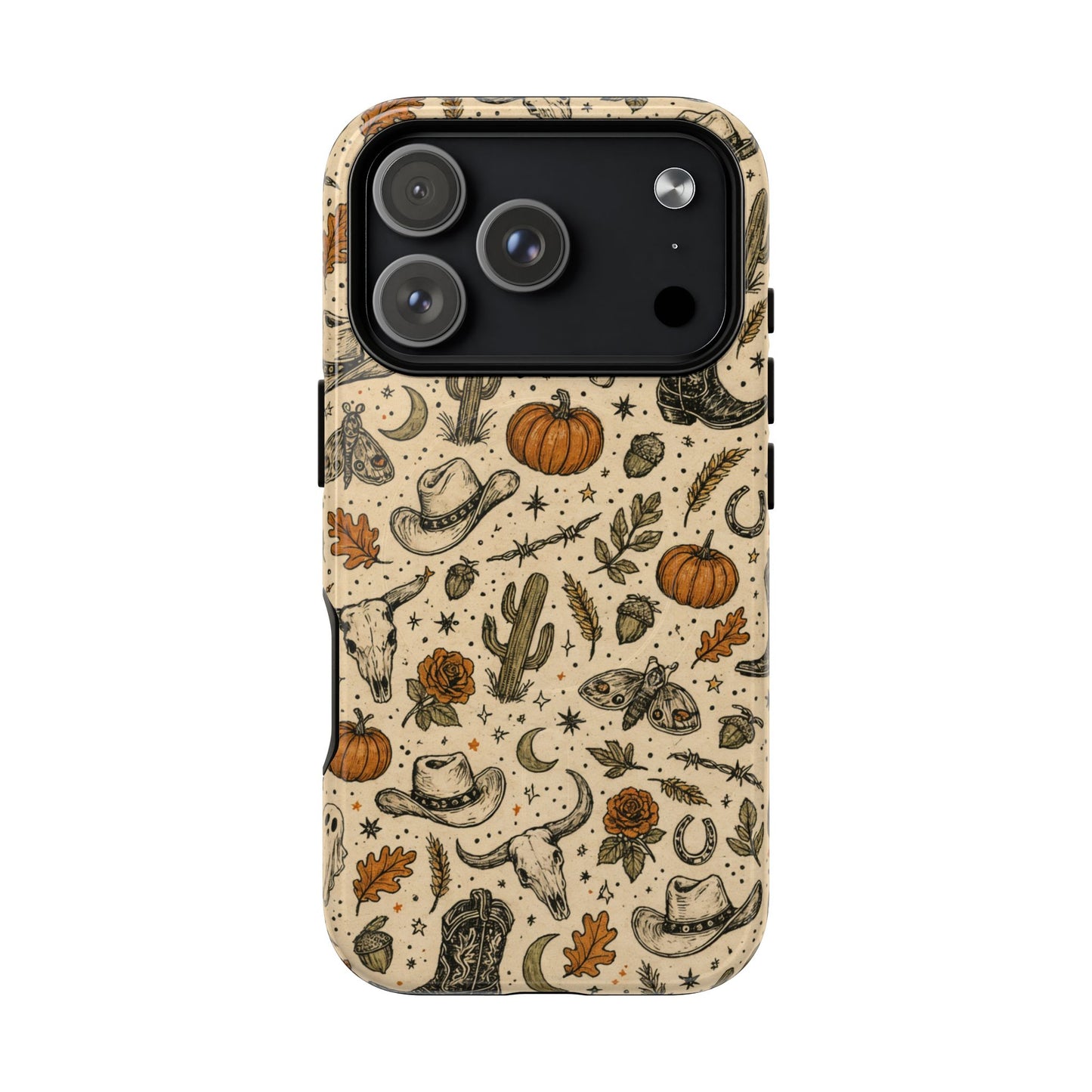Halloween Western Doodles Magnetic Case