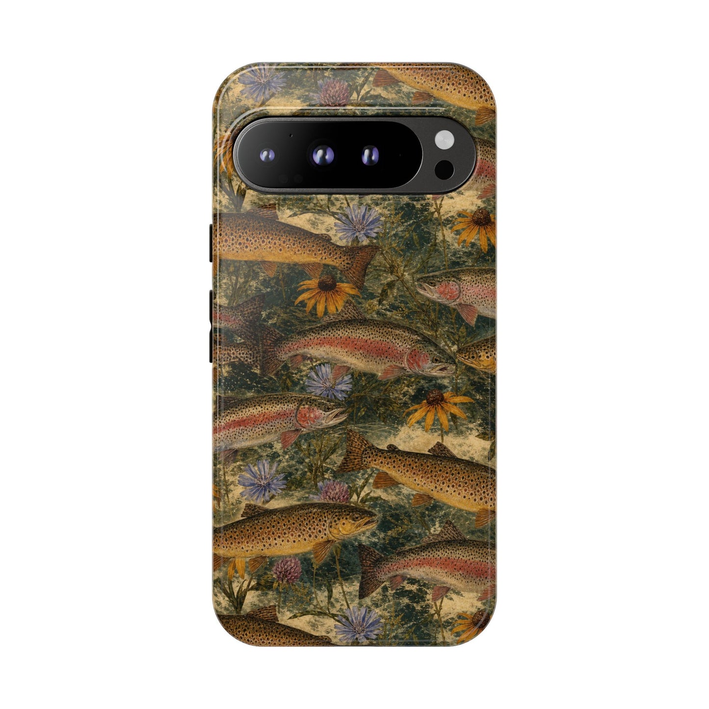 Floral Trout Tough Case