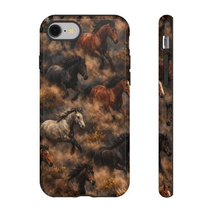 Running Horses Tough Case