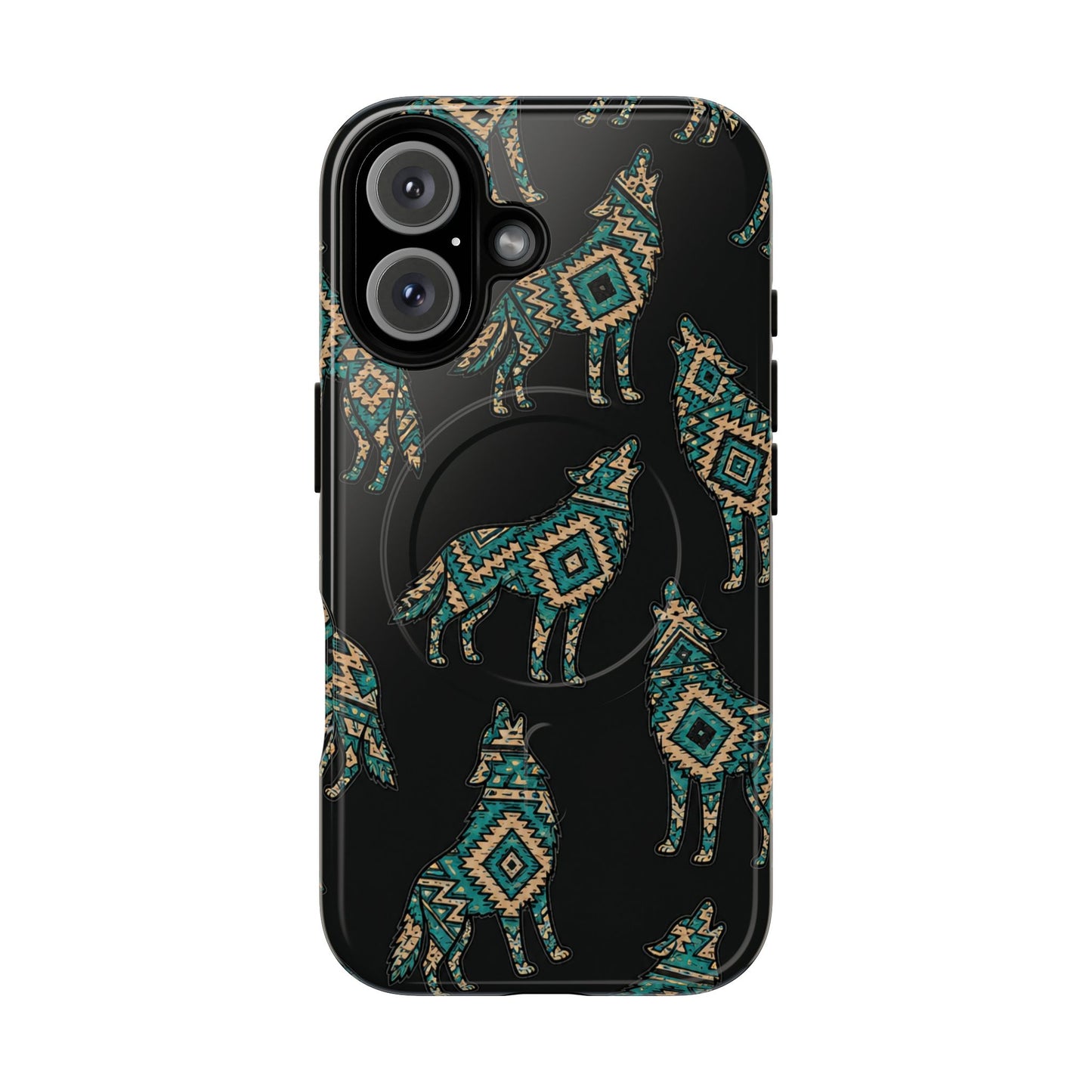 Turquoise Wolf Magnetic Case