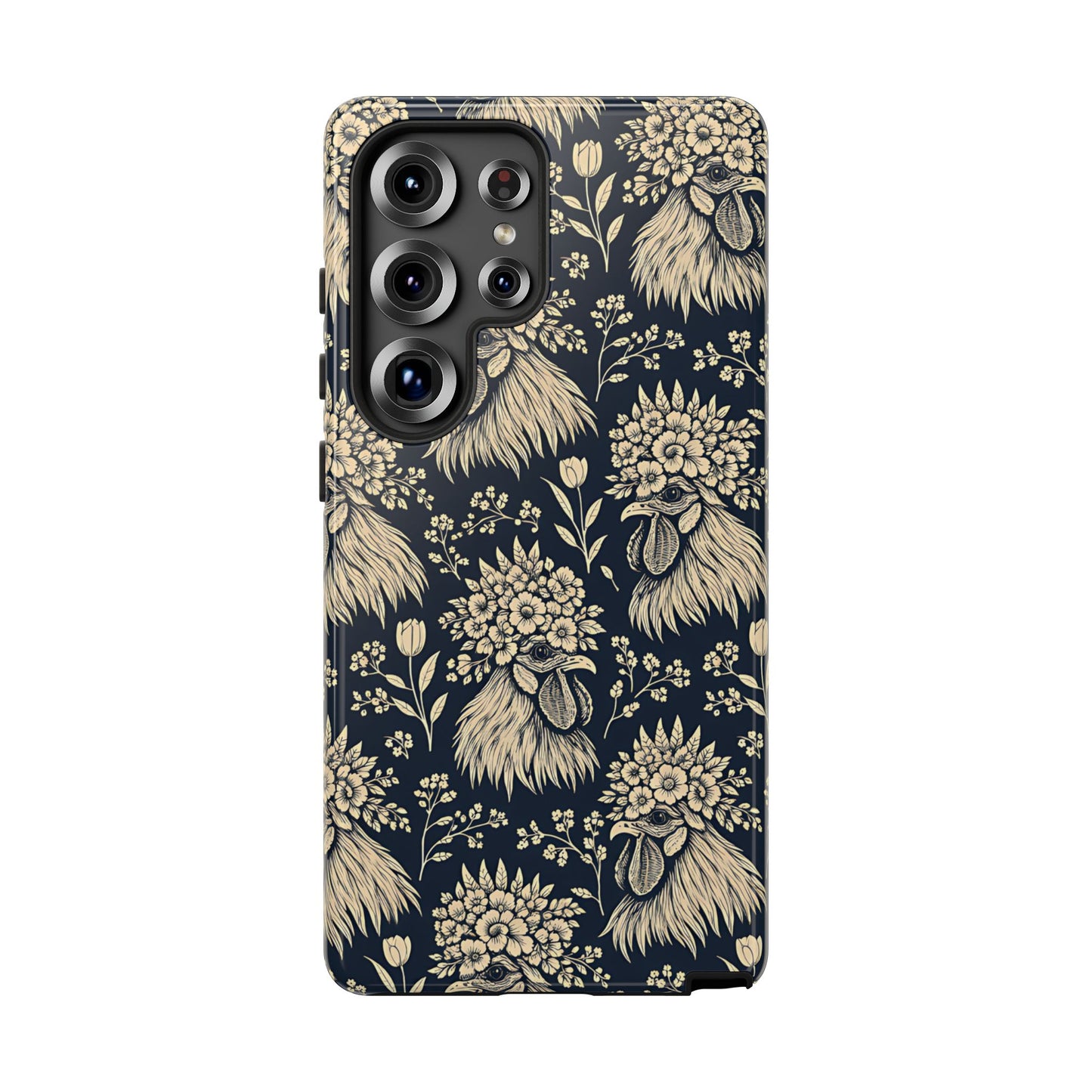 Floral Rooster Tough Case