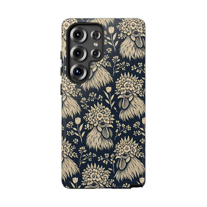 Floral Rooster Tough Case