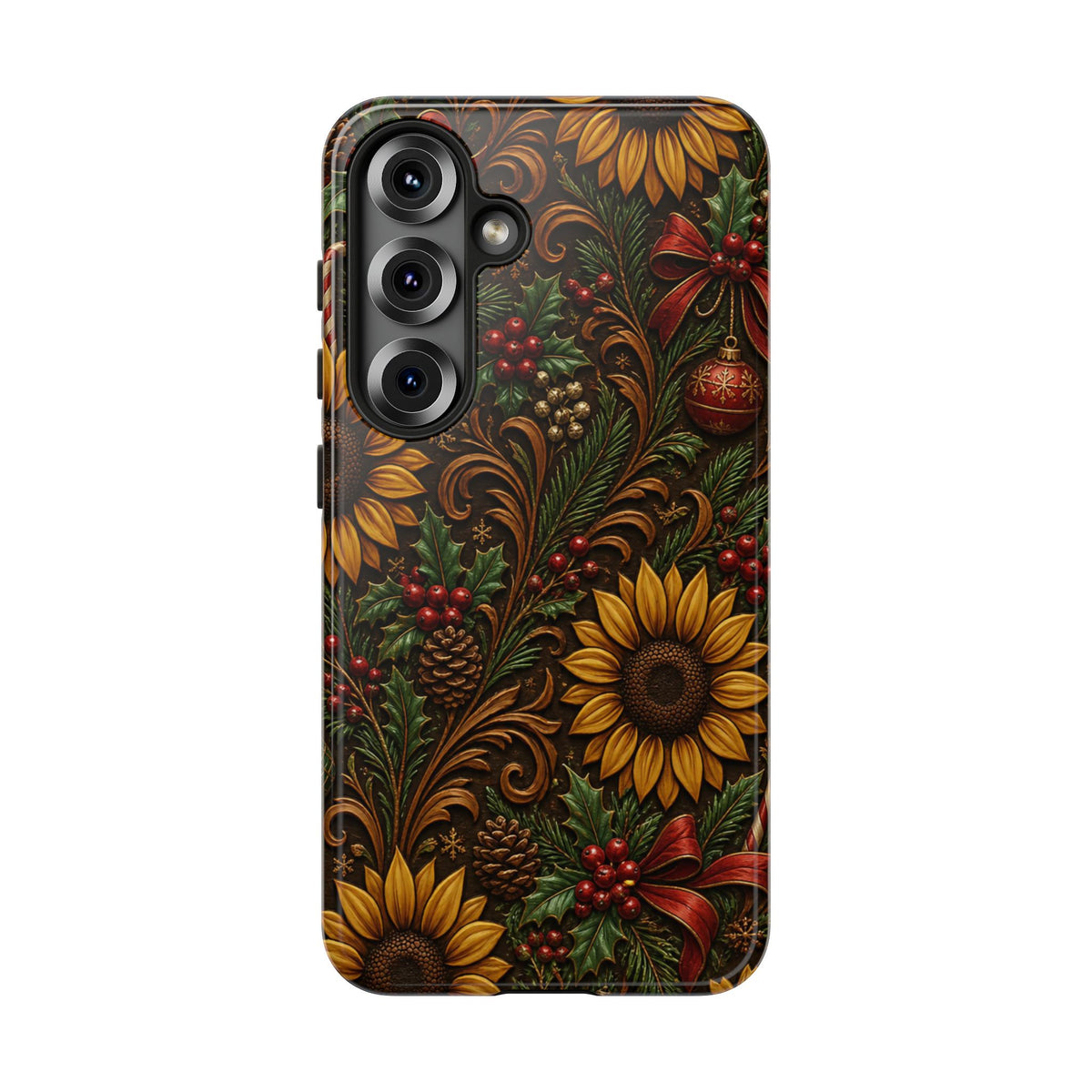 Christmas Sunflowers Tough Case