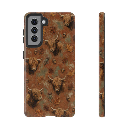 Autumn Highland Cow Tough Case