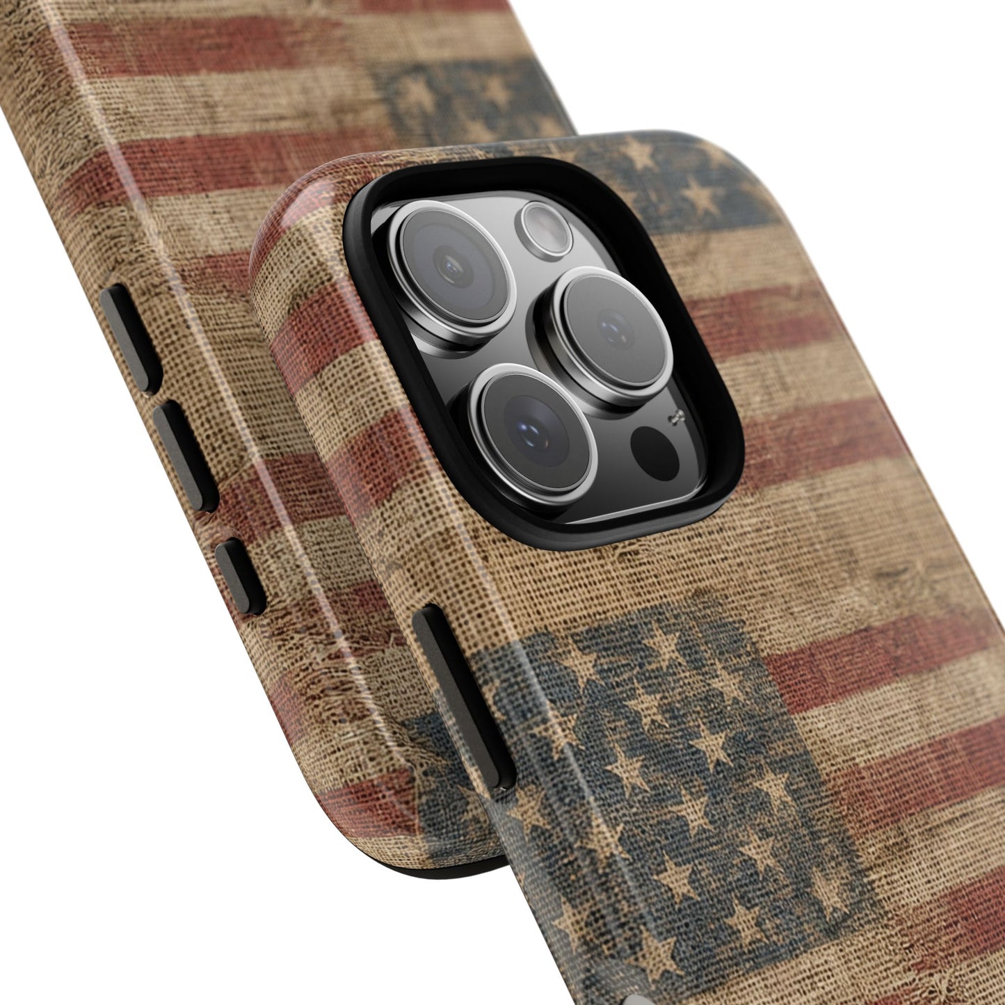 Burlap Flag Tough Case