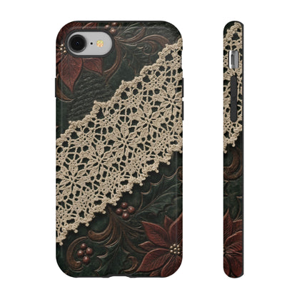 Poinsettia Lace Tough Case