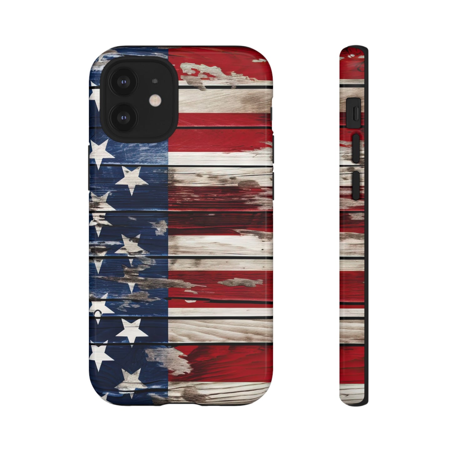 Wood Stars Stripes Tough Case