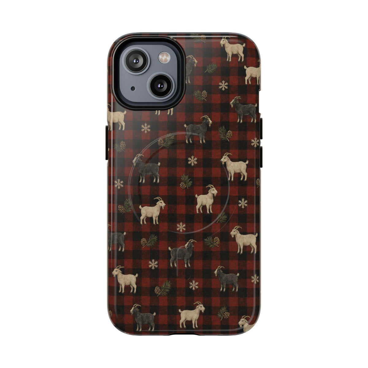 Buffalo Check Goats Magnetic Case
