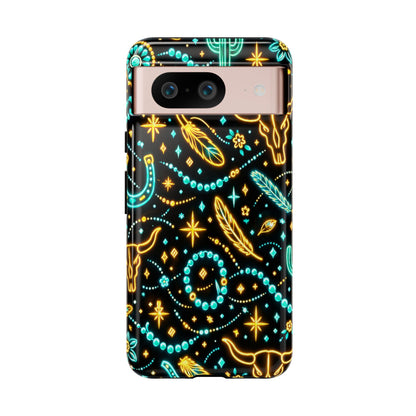 Neon Turquoise Tough Case