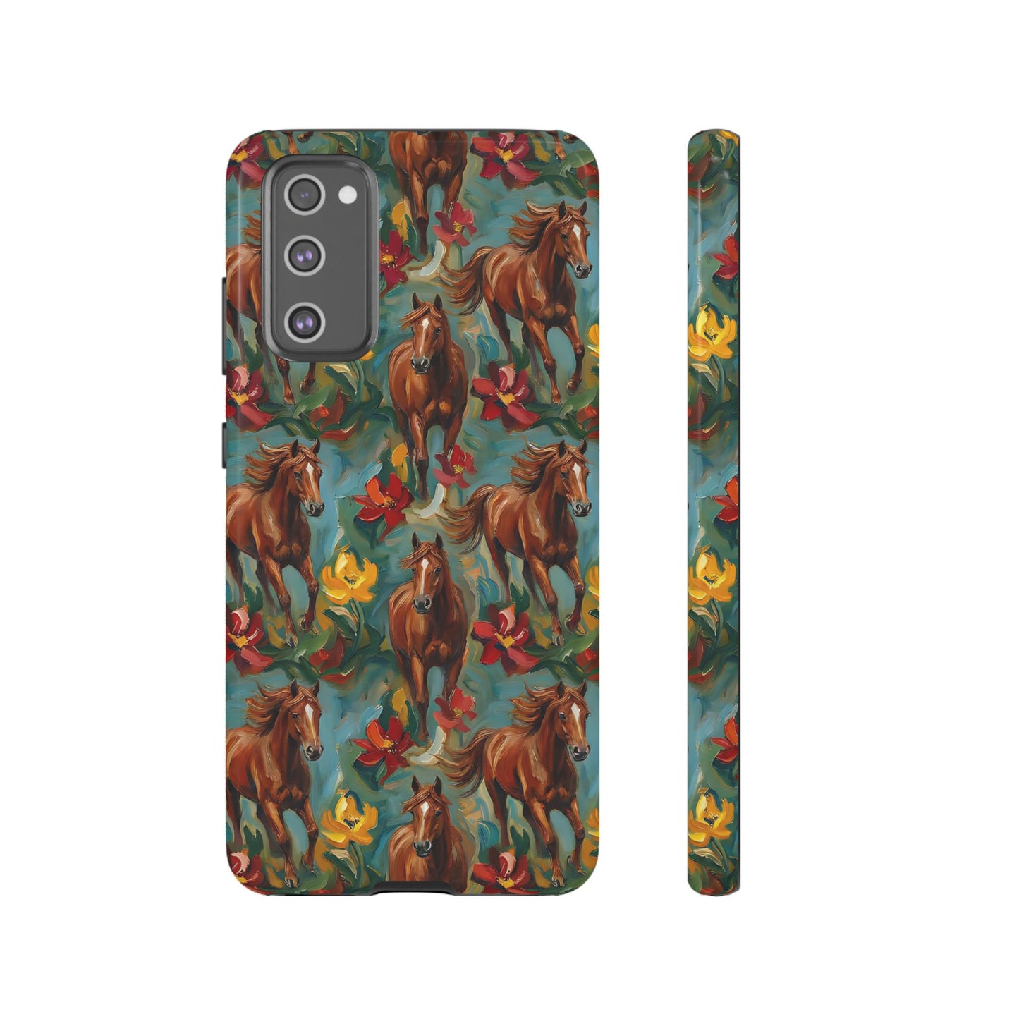 Oil Painted Horses Tough Case