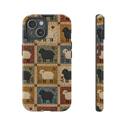 Sheep Quilt Tough Case