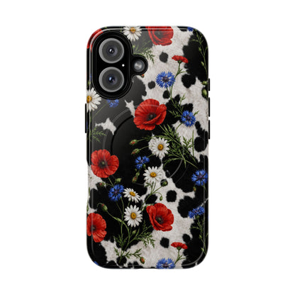 Cowhide Patriot Bloom Magnetic Case