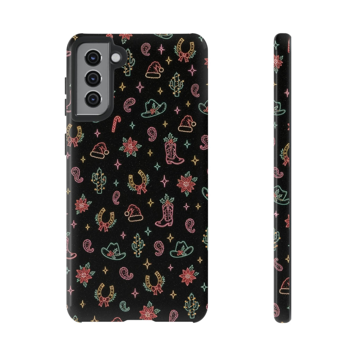 Neon Holiday Doodles Tough Case