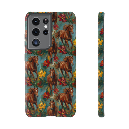 Oil Painted Horses Tough Case