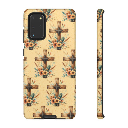 Floral Crosses Tough Case