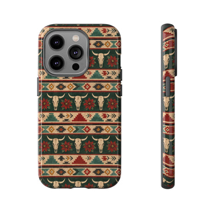 Skull Blanket Stripe Tough Case