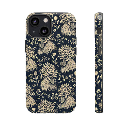 Floral Rooster Tough Case