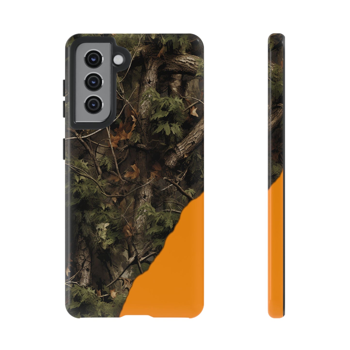 Torn Camo Orange Tough Case