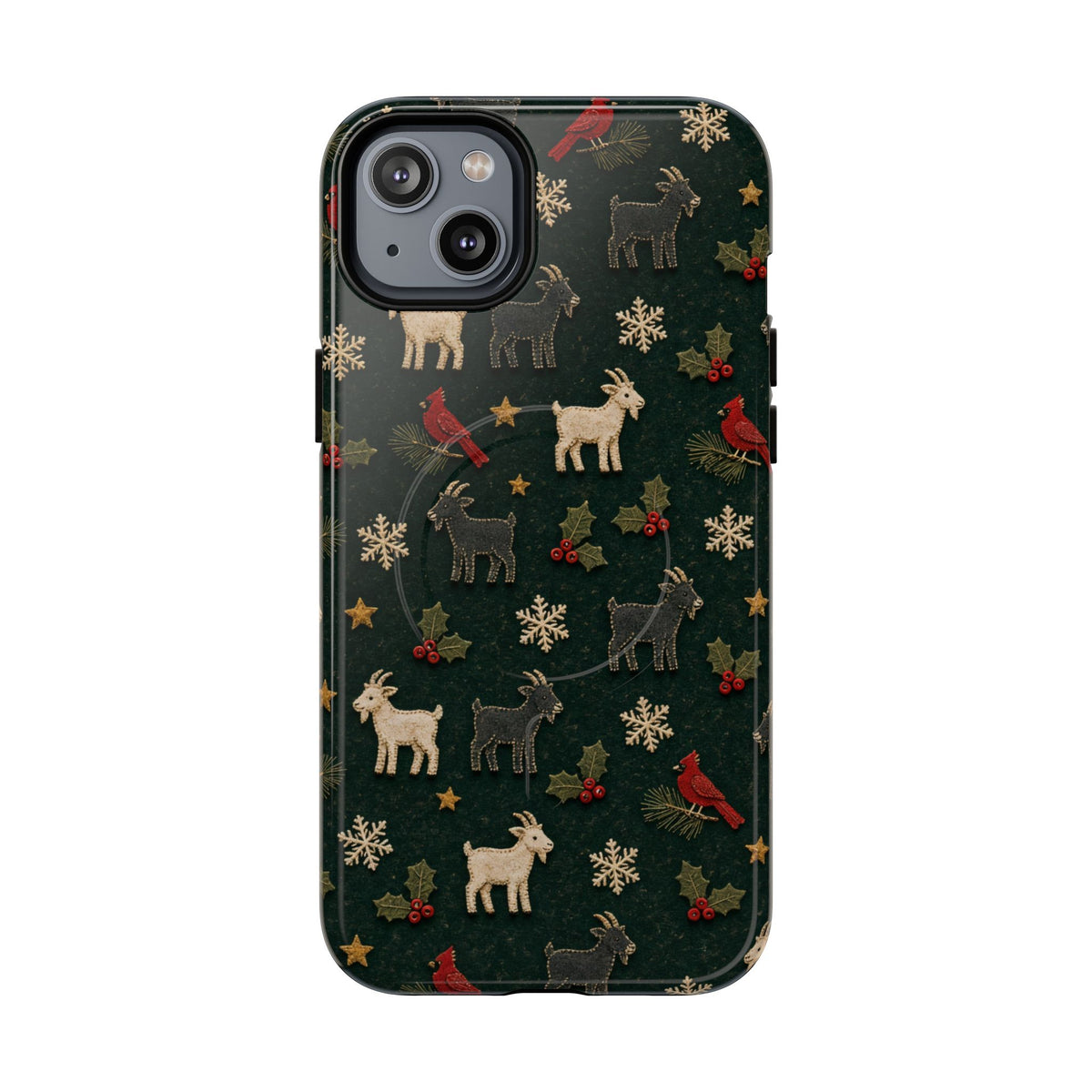 Felt Goats Cardinals Magnetic Case